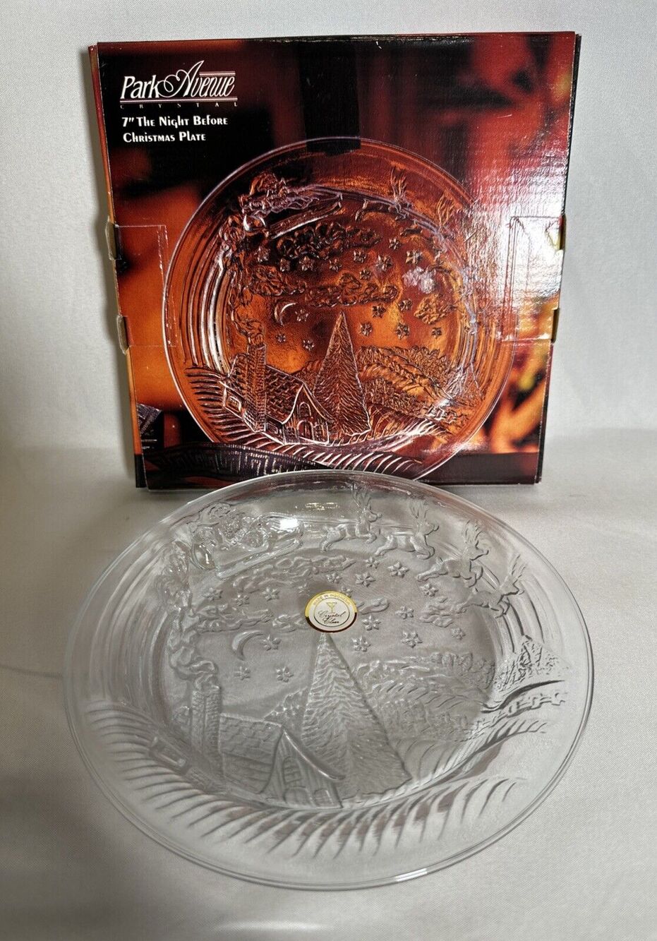 Vintage Park Avenue 7 The Night Before Christmas Plate in Box